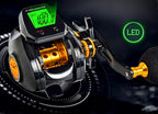 Baitcasting Reel, 7.2:1 Gear Ratio, 8 Bearings, Black – product photo