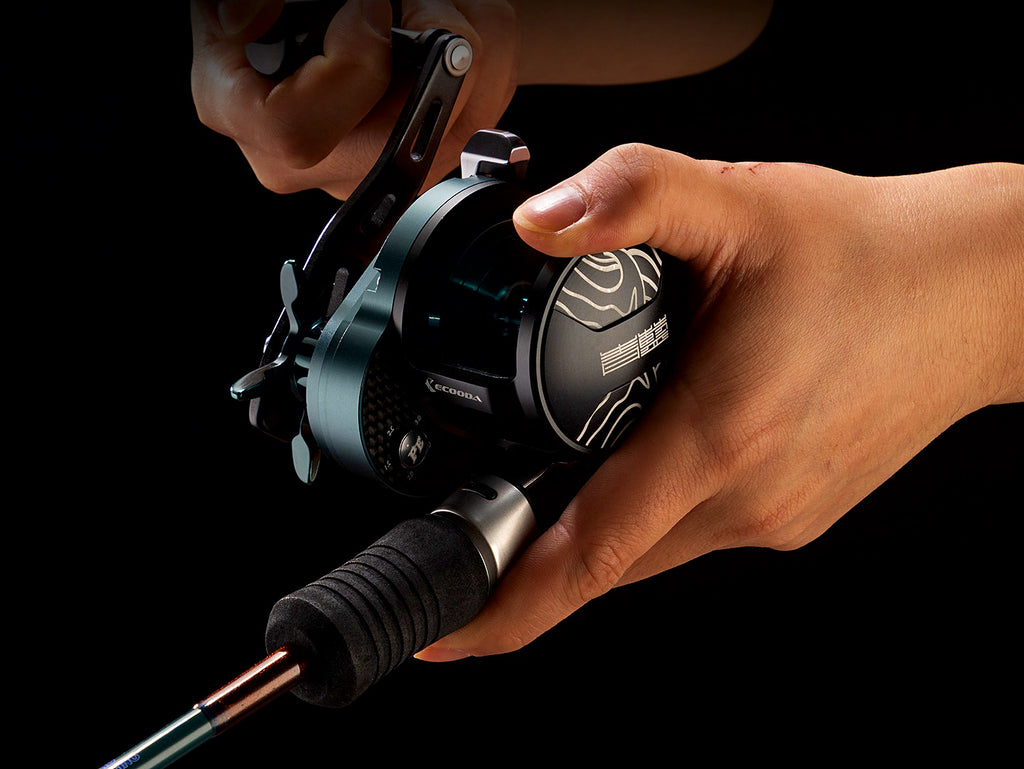 Slow Pitch Jigging Reel, 6.9:1 Aluminum Conventional Reel – product photo