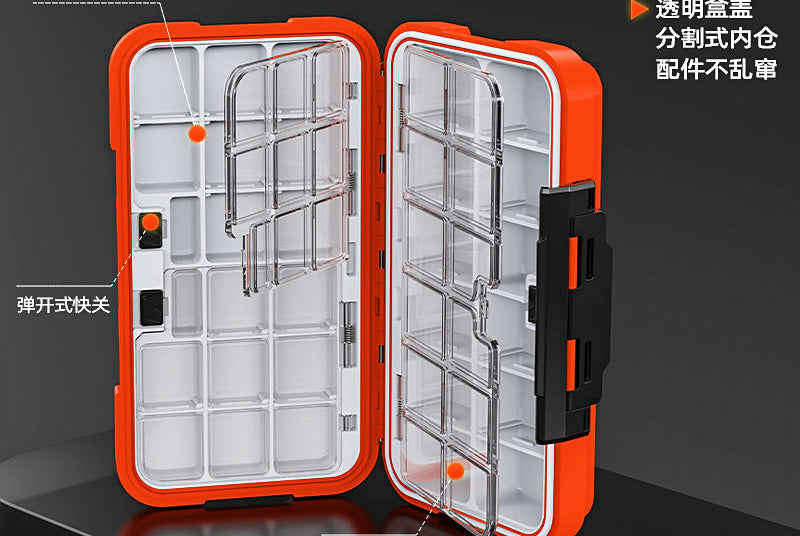Waterproof Tackle Storage Box for Hooks & Lures, 4 Sizes – product photo