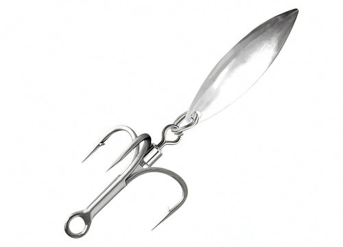 Willow Blade Spinner Treble Hooks with Swivel, #8–#2 – product photo