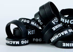 Black Silicone Anti-Slip Rod Wrap Bands, 10–100 Pack – product photo