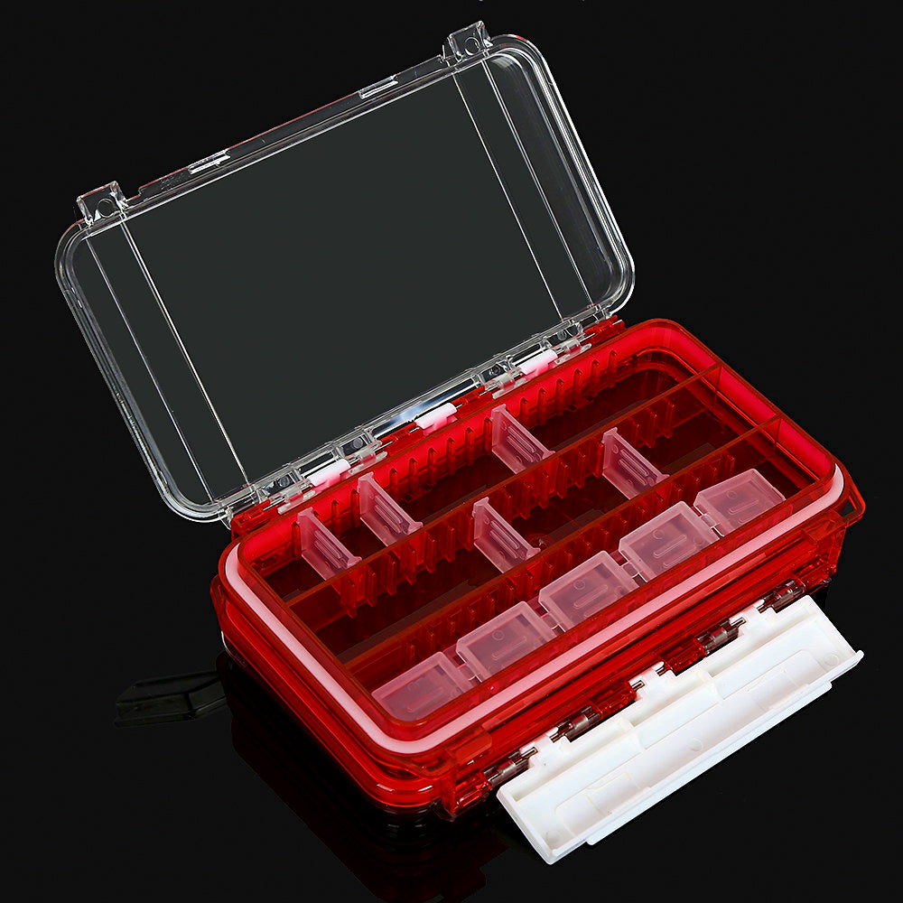 Double-Sided 14-Compartment Waterproof Tackle Box – product photo