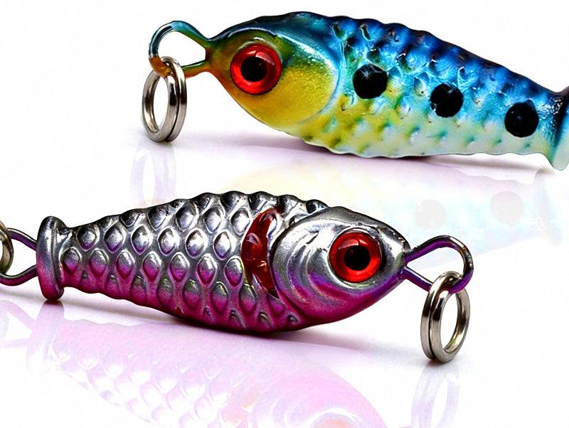 Mini Metal Casting Jig Spoon, Micro Lure, 4 Colors – product photo