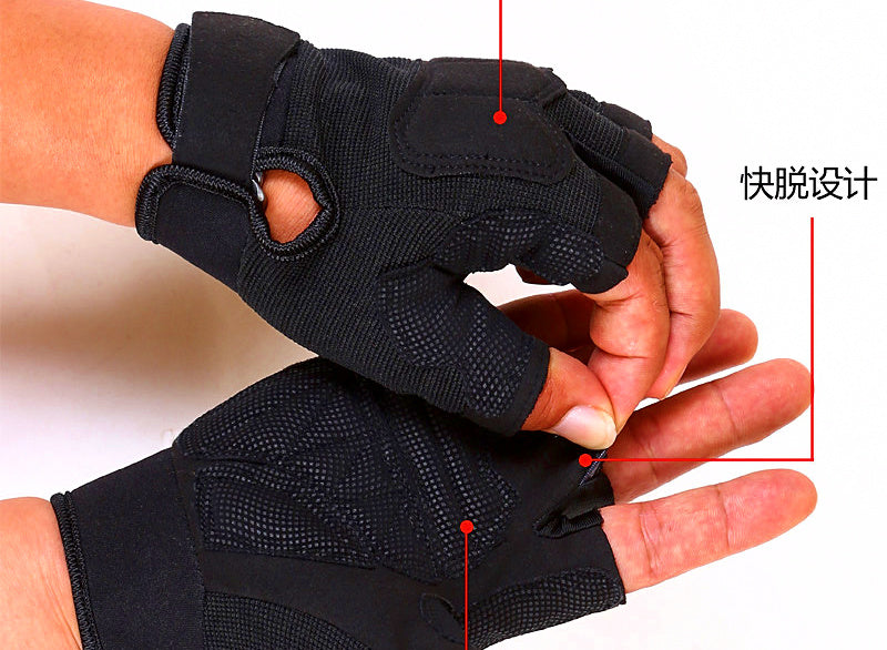 Half-Finger Tactical Gloves, Unisex, S–XL – product photo