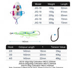 Glow Slow Pitch Jig with Squid Hook, 100–300 g (3.5–10.6 oz) – product photo