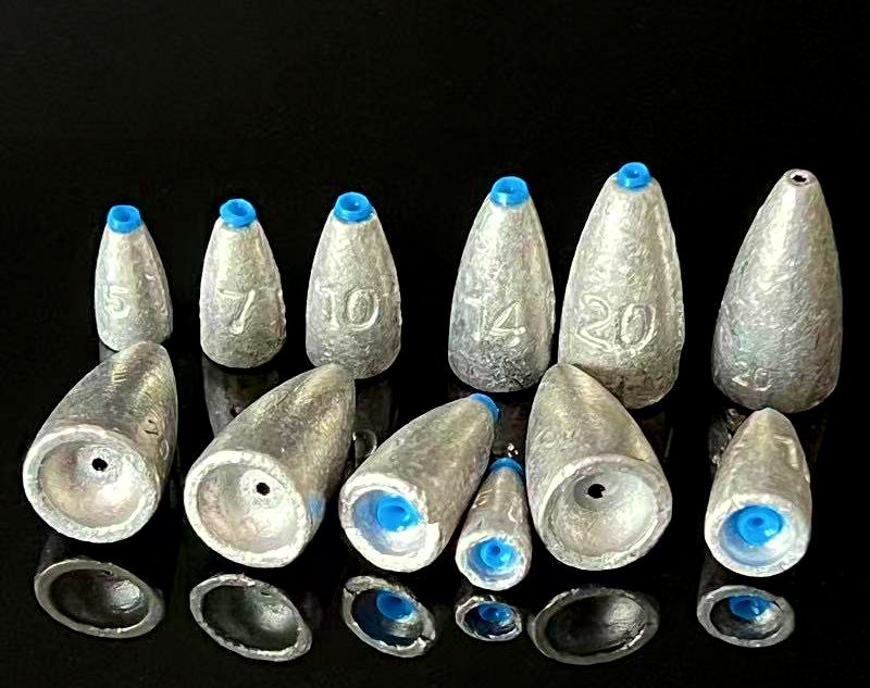 Lead Bullet Weight Texas Rig Sinker, 2–30 g (0.07–1.06 oz) – product photo