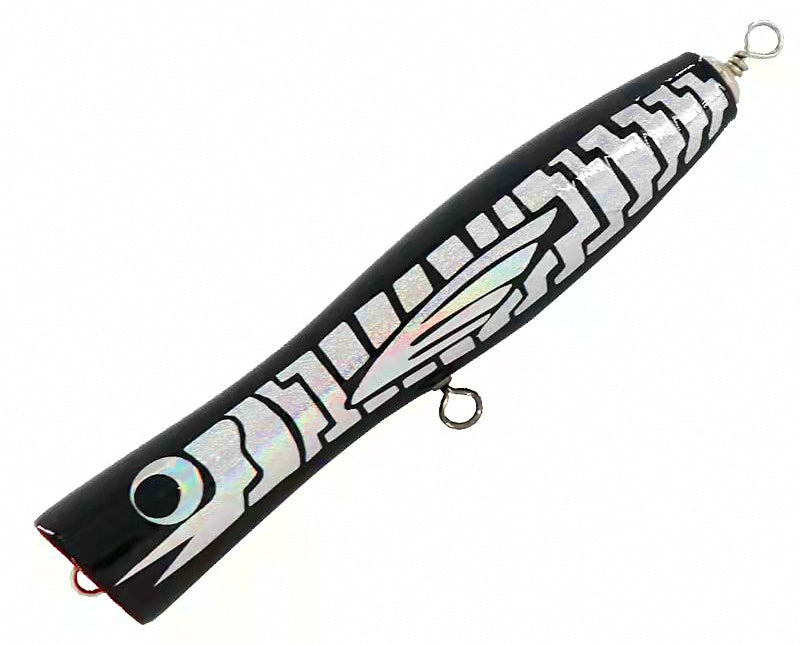 Wooden Popper Topwater Lure, 180 mm (7.1 in), 80 g (2.8 oz) – product photo