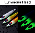 Glow Head Slow Pitch Jig, 110 g & 150 g (3.9 oz & 5.3 oz) – product photo
