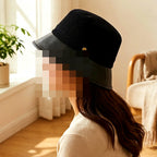 Wide Brim Bucket Hat, Polyester, Adjustable, Foldable – product photo