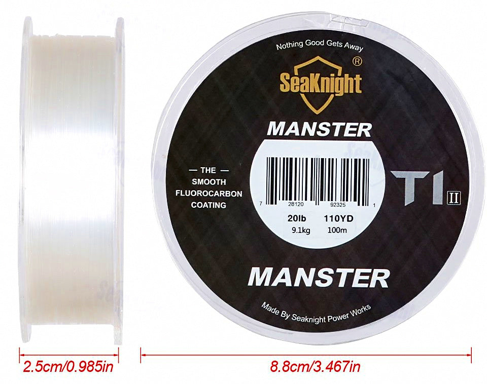 Carbon Fiber Leader Line, 100 m (109 yd), Sizes 0.8–8.0 – product photo