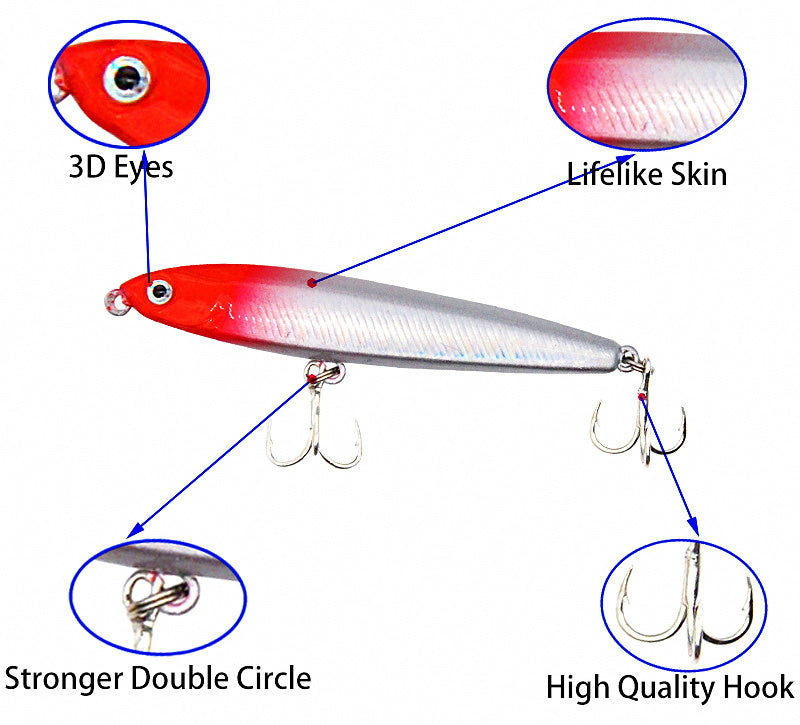Sinking Pencil Lure, 10–24 g (0.35–0.85 oz) – product photo