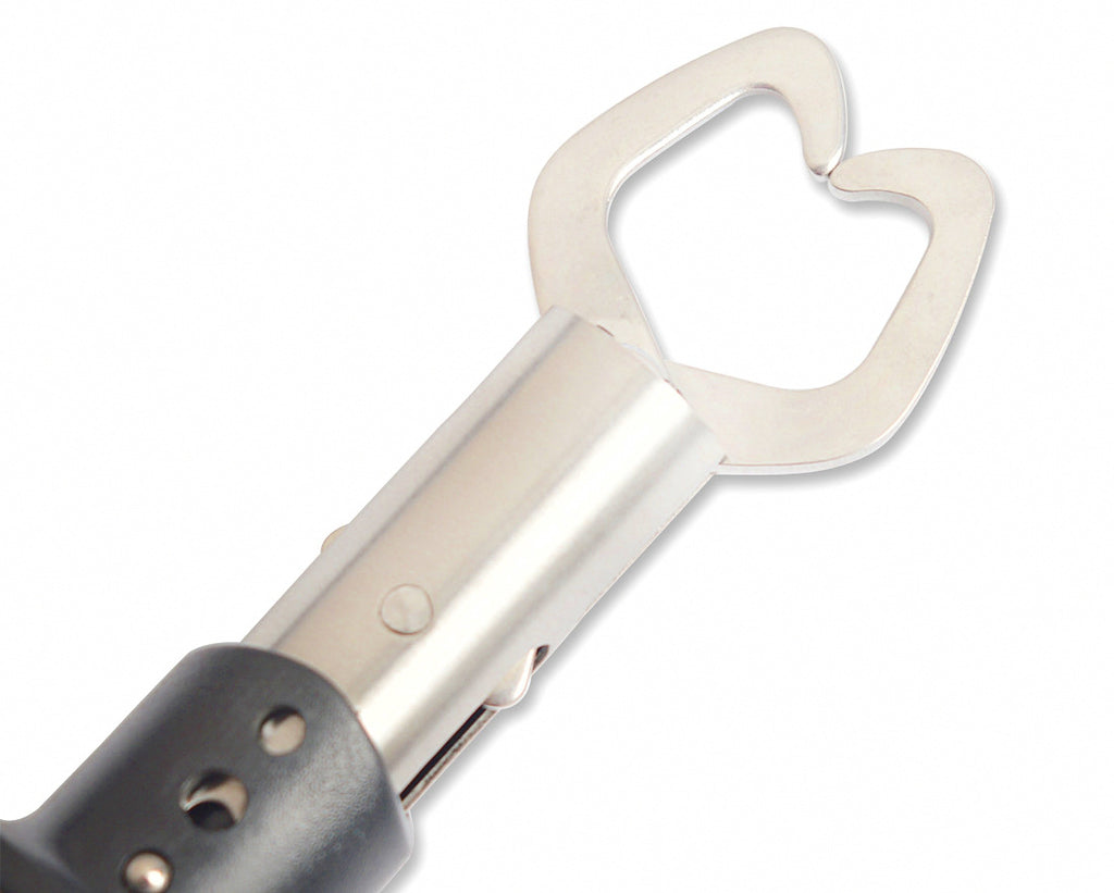 Stainless Steel Fish Gripper with Lanyard, Mini Pistol Grip – product photo