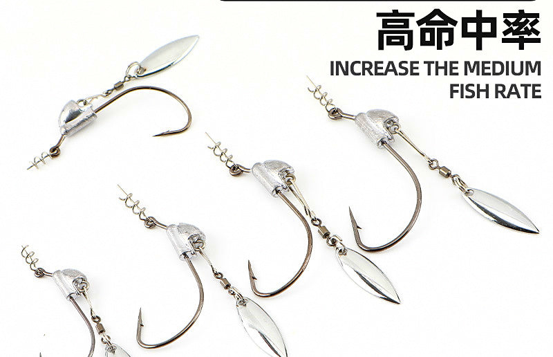 Jig Head Hook with Spinner Blade, 5-9 g (0.18-0.32 oz) – product photo
