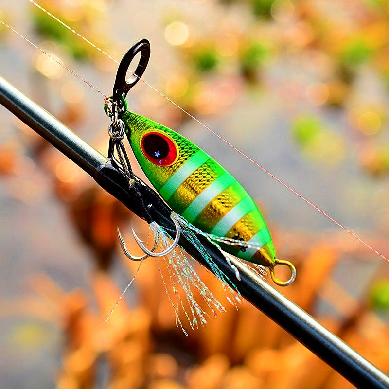 Slow Pitch Metal Jig with Double Hooks, 10–60 g (0.4–2.1 oz) – product photo