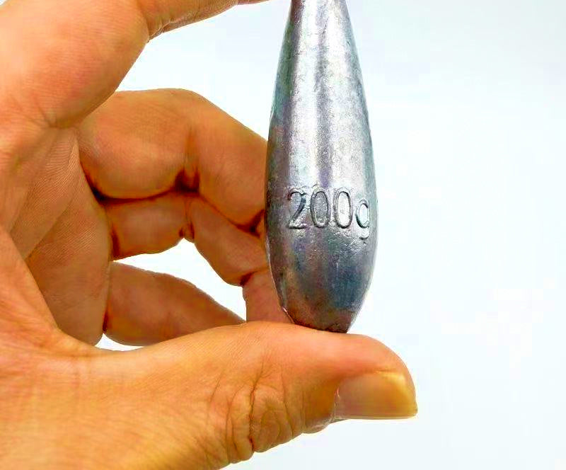 Willow Leaf Lead Sinker, 0.12–7 oz (3.5–200 g) – product photo