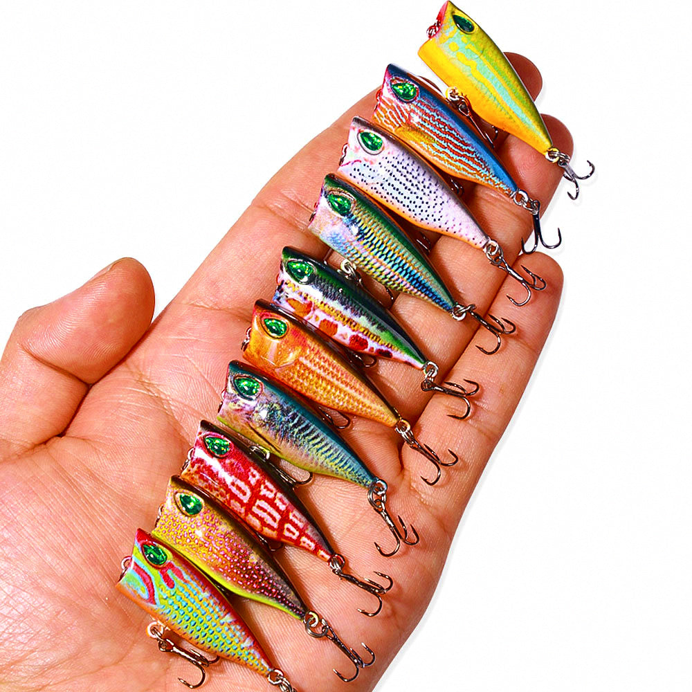 3D Printed Popper Topwater Lure, 4 cm (1.6 in), 3.2 g – product photo