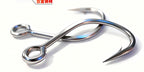 Barbed Single Hook, Wide Gap, Large Eye, Sizes 2/0–#8 – product photo