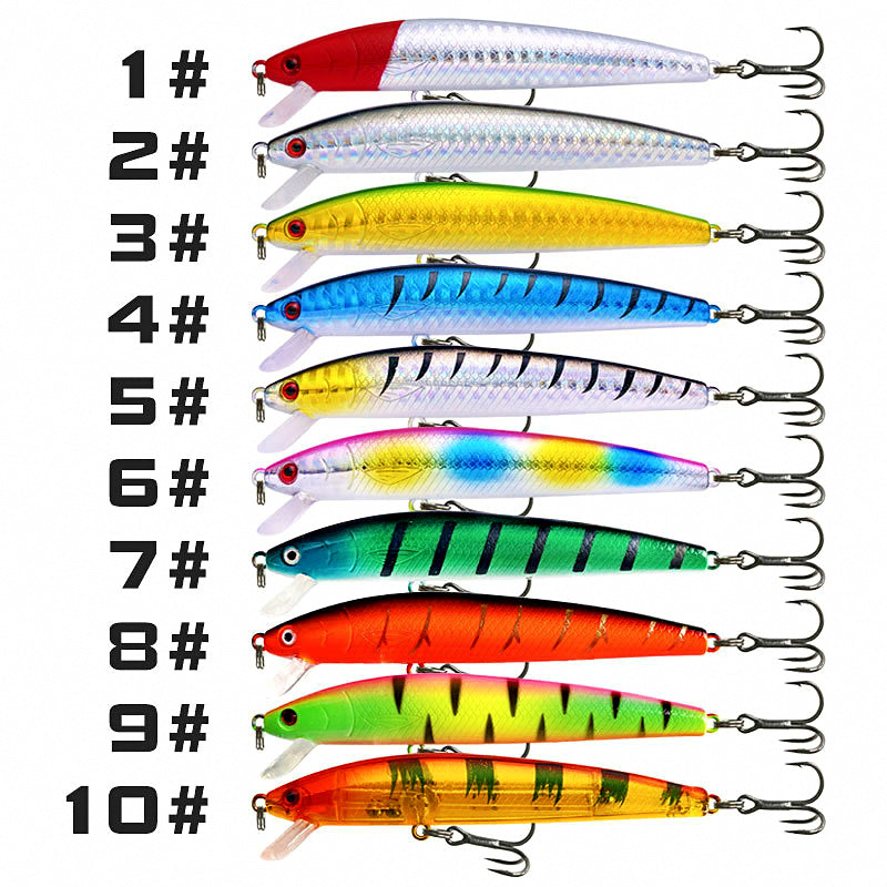 Slow Sinking Minnow Hard Bait, 10 cm (3.9 in) 9 g (0.32 oz) – product photo