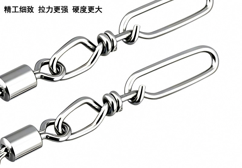 Quick-Change Snap Swivel, 304 Stainless Steel (5 per pack) – product photo