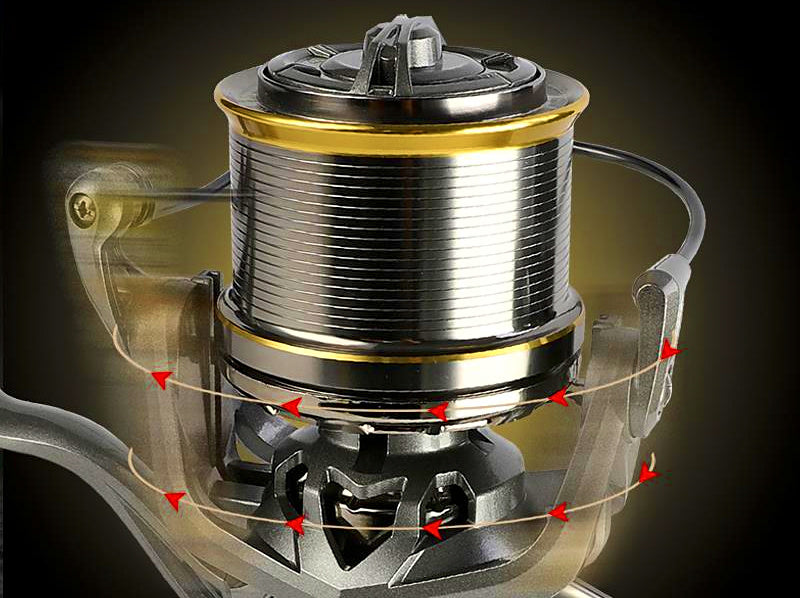 Long Cast Saltwater Reel, Full Metal, 17 Bearings – product photo