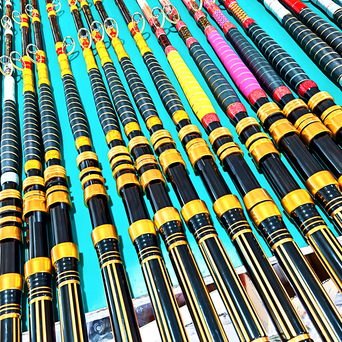 Electric Reel Boat Rod, 2.5 m (8.2 ft) Fiberglass, SIC Guides – product photo