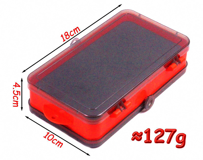 Double-Sided Tackle Box with Soft Bait & Jig Head Kit – product photo