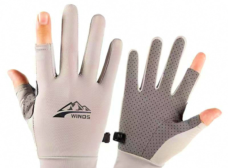 UV Sun Protection Fishing Gloves, Touchscreen, Fingerless or Full – product photo