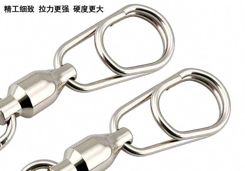 Ball Bearing Swivels, 304 Stainless Steel, 5 pcs/pack – product photo