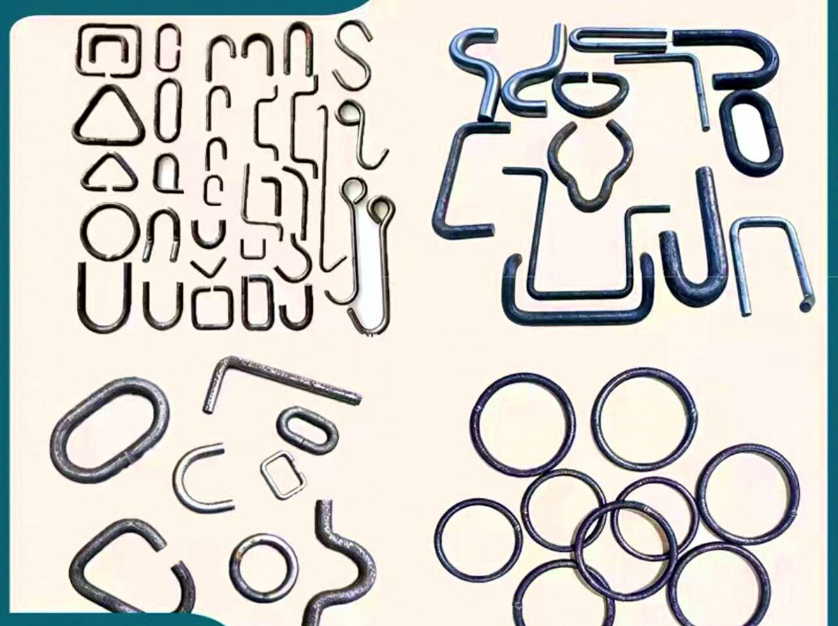 Custom Bent Round Steel Hook, V/D/Square Ring Link Hook – product photo