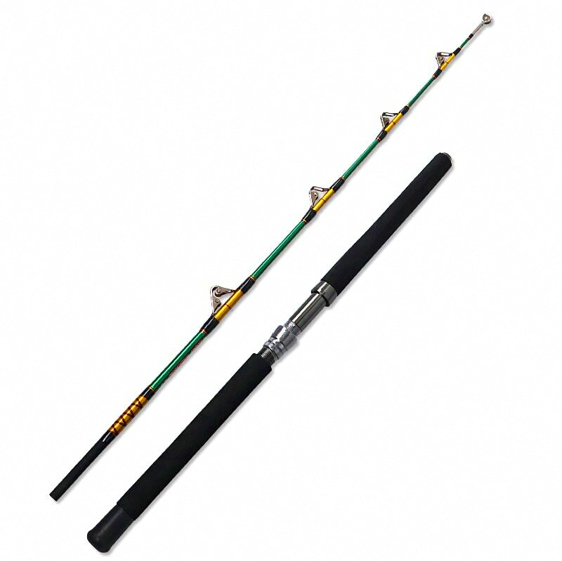 Extra Heavy Solid Tip Boat Rod, 2-Piece, 1.68–1.95 m (5.5–6.4 ft)