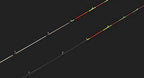 Telescopic Boat Rod, Soft Action, 3-Piece, Glow Tip Option – product photo