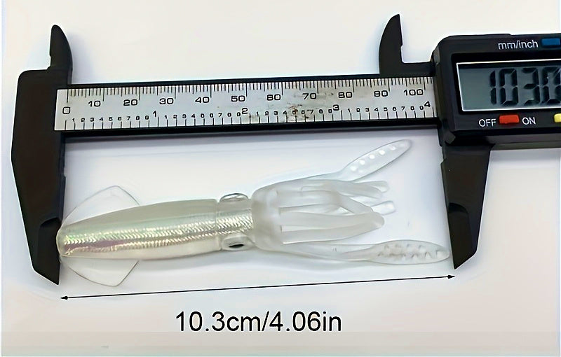 Glow Squid Soft Bait Lure, 10 cm (3.9 in), 8 g (0.28 oz) – product photo