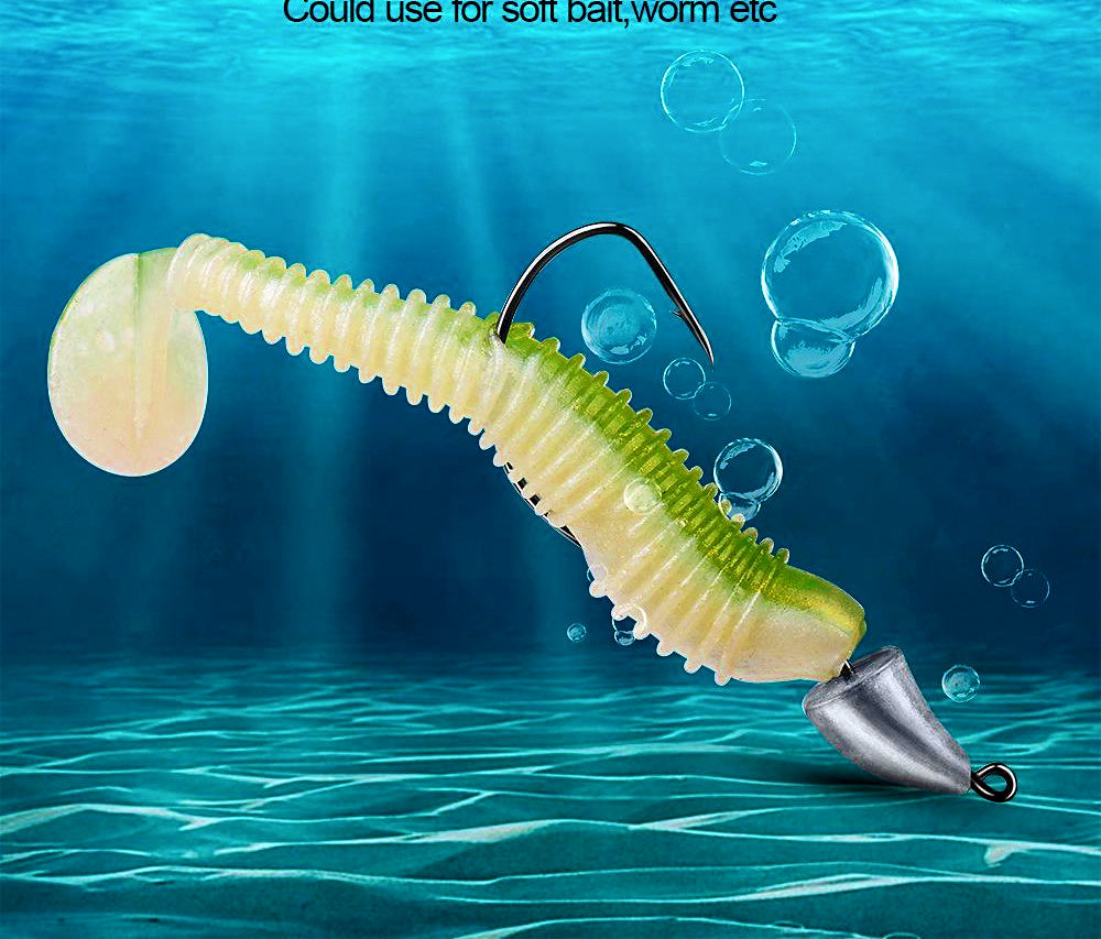 Lead Jig Head Hooks, 1.75–3.5 g (0.06–0.12 oz), 5-Pack – product photo