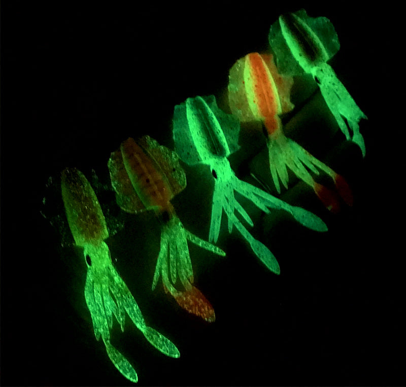 UV Glow Soft Squid Lure, 6 cm (2.4 in), 2 g (0.07 oz) – product photo
