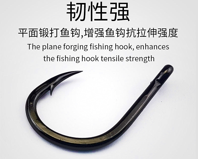 Barbed Live Bait Hooks, Heavy Wire, Sizes 1/0–10/0 – product photo