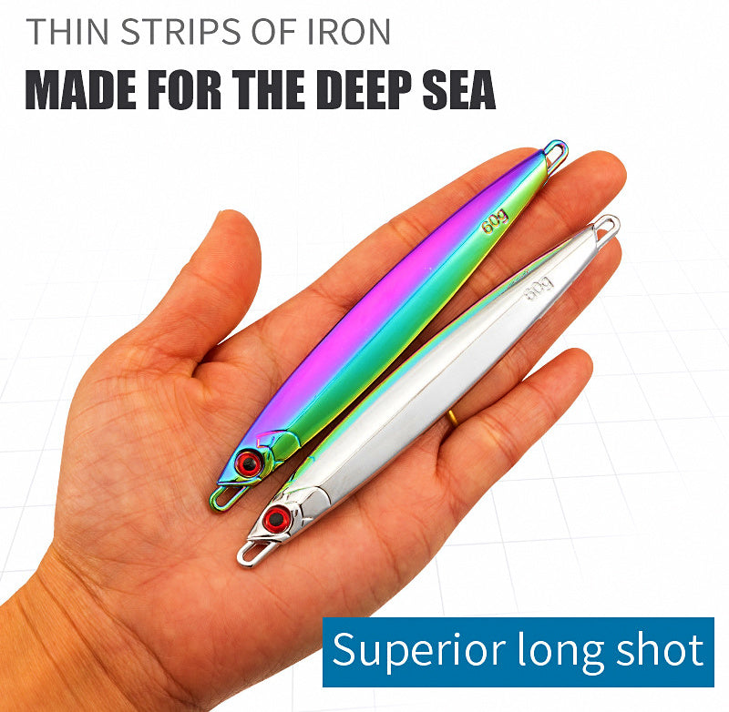 Slim Metal Speed Jig, 60 g (2.1 oz), Silver / Multicolor – product photo