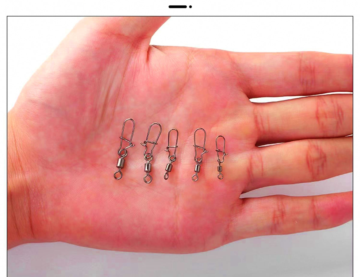 Figure-8 Ring Snap Connector, Sizes #1–#14, Packs 10–100 – product photo