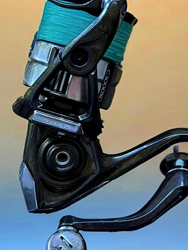 Spinning Reel Body Decal Film, 2500/C3000, 3D Water Drop – product photo