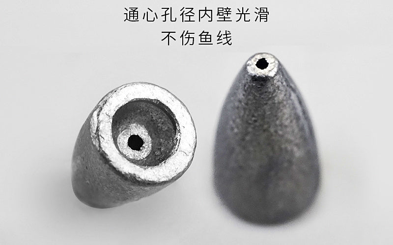 Lead Bullet Sinkers for Texas Rig, 1.75–14 g (1/16–1/2 oz) – product photo