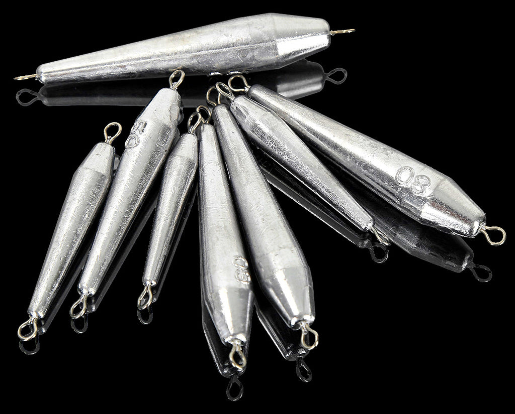 Double-Ring Long Lead Sinkers, 0.7–3.5 oz (20–100 g) – product photo