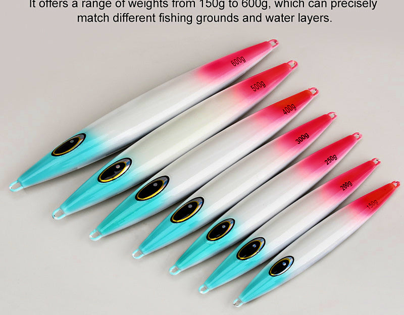 Glow UV Slow Pitch Jig, 150–600 g (5.3–21.2 oz) – product photo