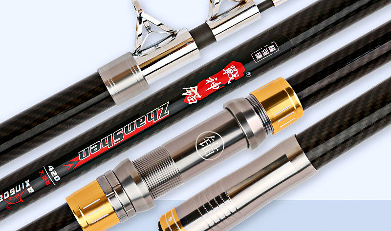 Extra Hard Carbon Telescopic Rod, 3.0–4.5 m (9.8–14.8 ft) – product photo