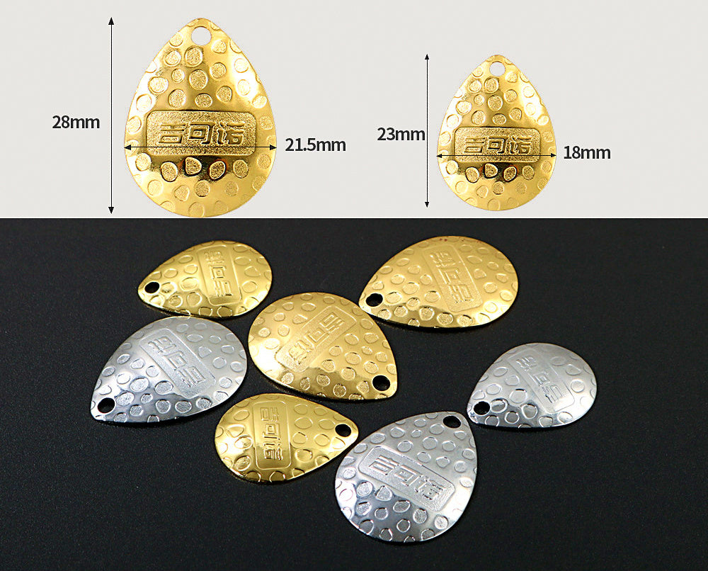 Copper Sequins for DIY Hooks, Gold & Silver, M/L – product photo