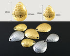 Copper Sequins for DIY Hooks, Gold & Silver, M/L – product photo