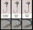 Lead Jig Head Hook Set with T-Tail Soft Baits, 1–28 g (0.04–1 oz) – product photo