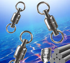 Ball Bearing Fishing Swivels, Stainless Steel, 5 Pack – product photo