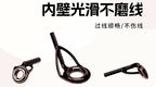 Black Ceramic Ring Tip Top Guide for Rod Building & Repair – product photo