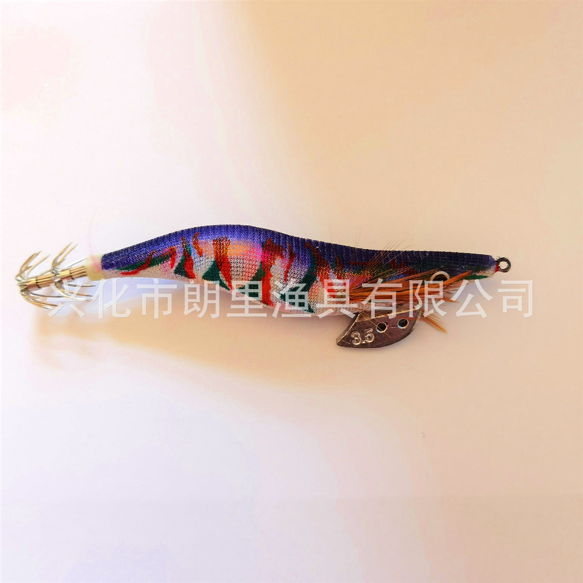Wood Shrimp Squid Jig, 5-Pack, Size 2.5/3.0/3.5 – product photo