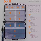 Plastic Lure Tackle Box, 9 or 12 Compartments – product photo
