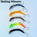 Sinking Bent Minnow Hard Bait, 6.5 cm (2.6 in), 4 g (0.14 oz) – product photo